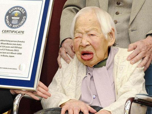 日本大阪市女性成為全球最長壽老人現年115歲