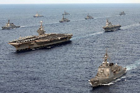 演習假設日本和亞洲地區(qū)發(fā)生軍事沖突的情況下，日美兩國海軍如何協(xié)同作戰(zhàn)。