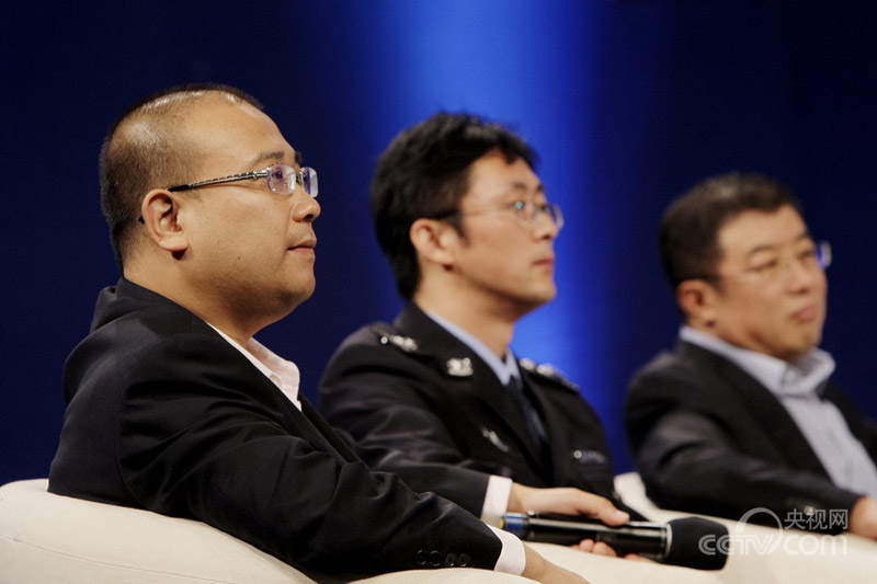 網絡名人社會責任論壇在北京召開。圖為參會嘉賓高龍。